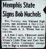 Memphis Signs Bob Nuchols